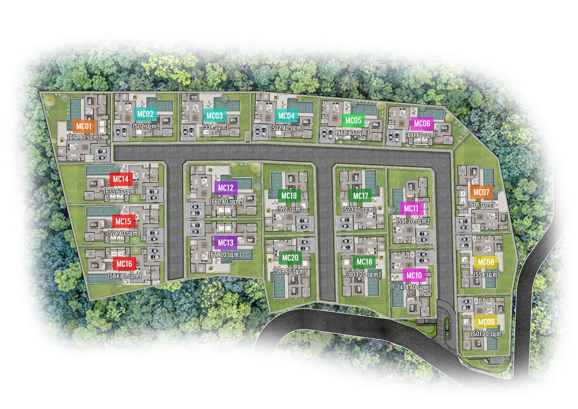 Mouana Serenity Cherng Talay master plan